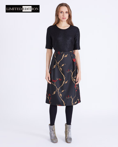 Carolyn Donnelly The Edit Jaquard Flower Skirt (Limited Edition)